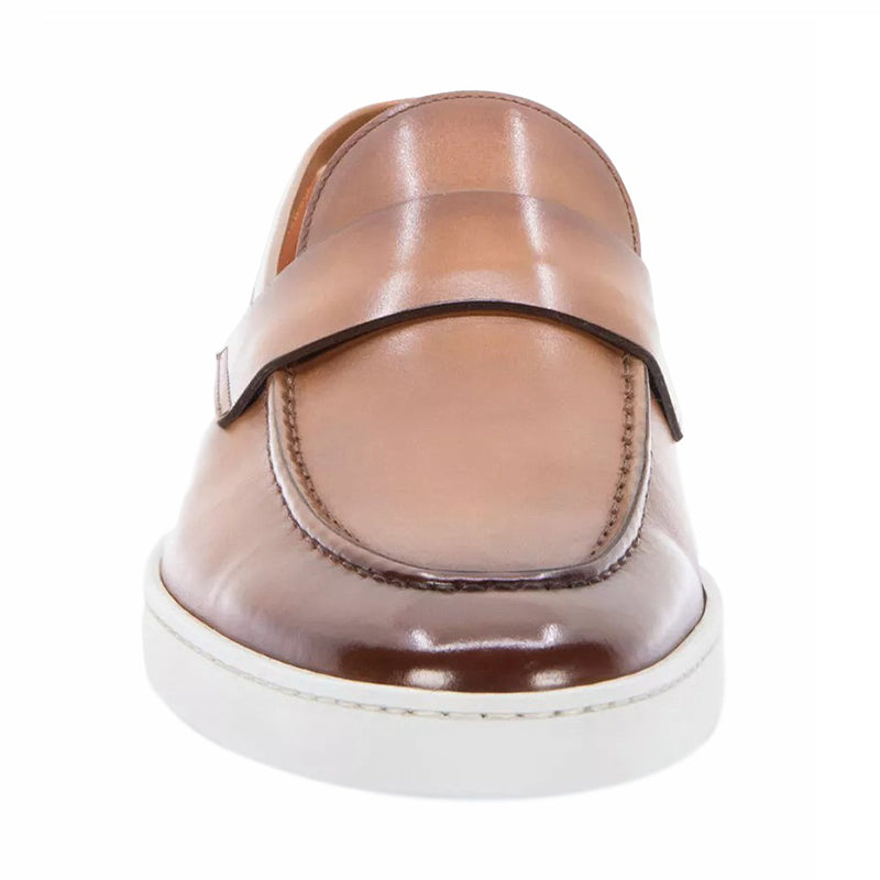Santoni Pace Slip On Brown