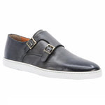 Santoni Freemont G8 Double Buckle Sneaker Grey