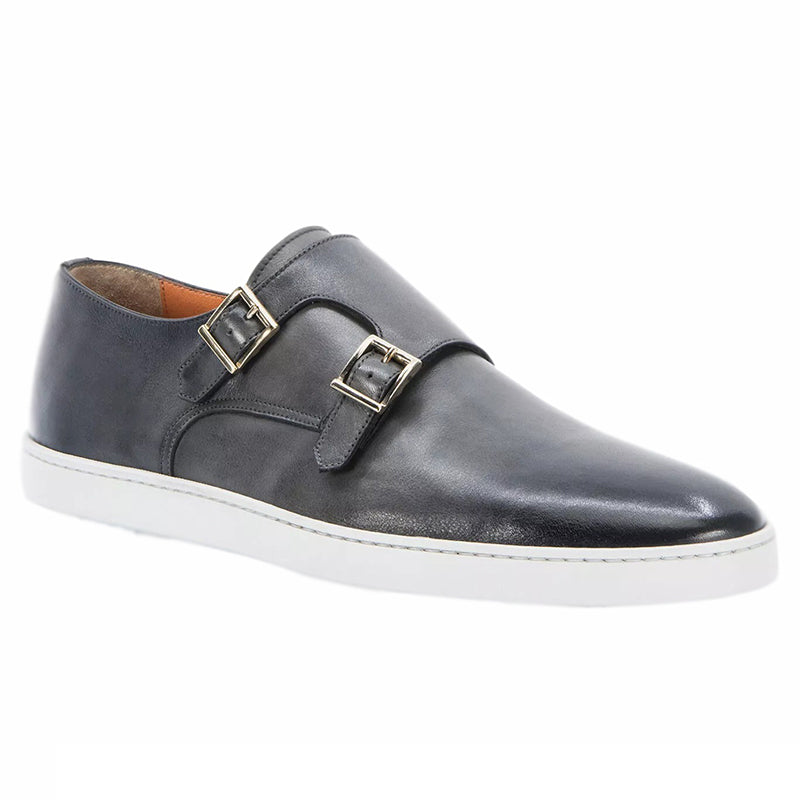 Santoni Freemont G8 Double Buckle Sneaker Grey