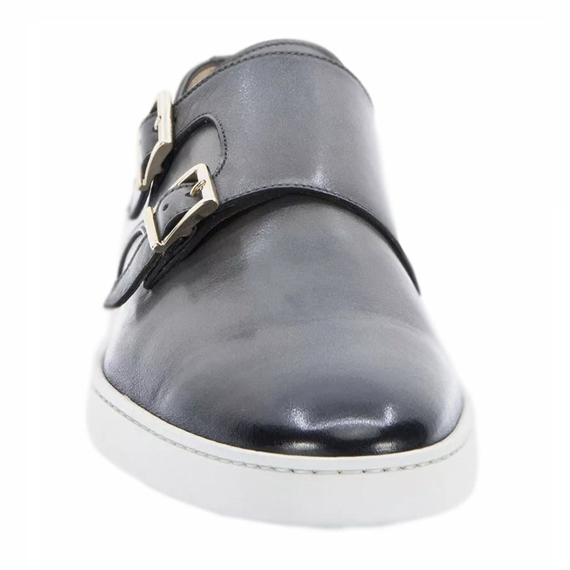 Santoni Freemont G8 Double Buckle Sneaker Grey