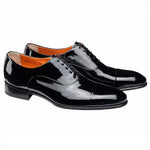 Santoni Isaac V2 Toe Cap Oxford Shoes Black