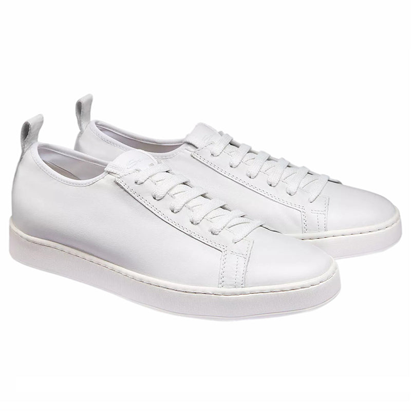 Santoni CLTT Nappa Sneakers White