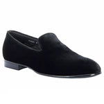 Santoni Logan V7 Velvet Loafers Black