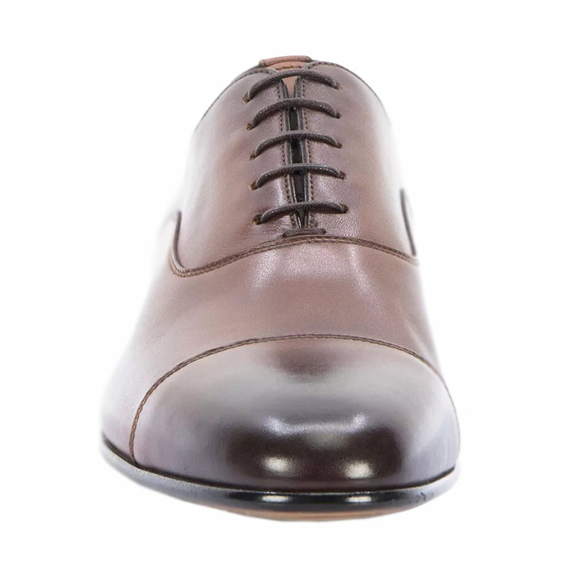 Santoni Darian Toe Cap Oxford Shoes Brown