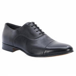 Santoni Darian Toe Cap Oxford Shoes Black