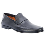 Santoni Paine M1 Penny Loafer Shoes Black