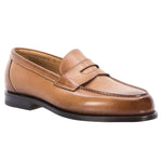 Santoni Beaman 5 Penny Loafers Light Brown