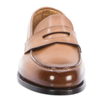 Santoni Beaman 5 Penny Loafers Light Brown