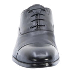 Santoni Salem 1 Cap Toe Black