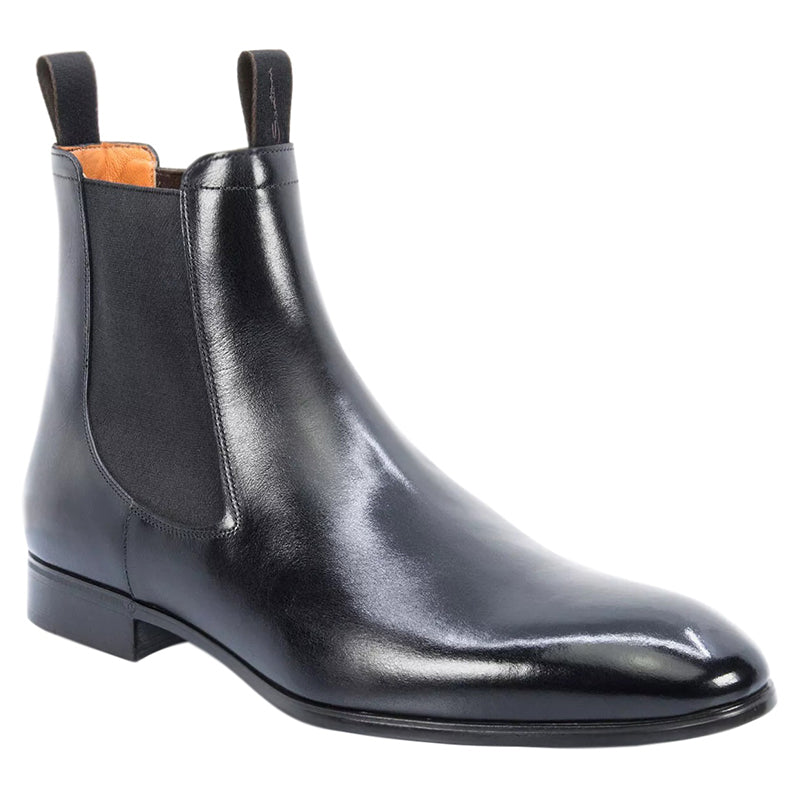 Santoni Luna 01 Chelsea Boots Black