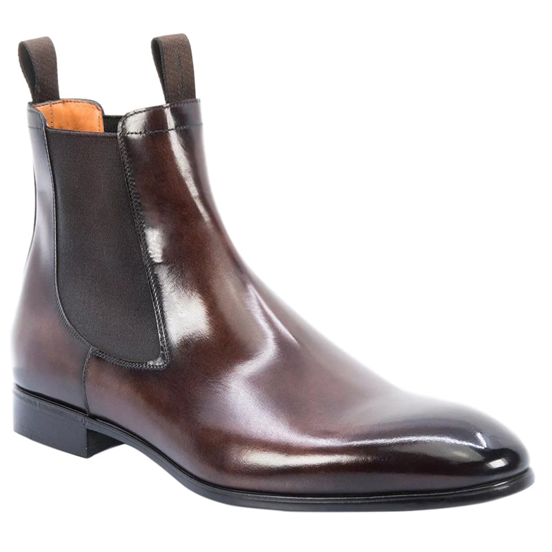 Santoni Luna 01 Chelsea Boots Dark Brown