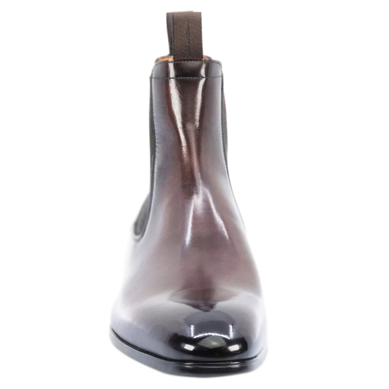 Santoni Luna 01 Chelsea Boots Dark Brown