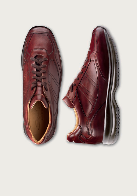 Santoni Shoes Baracuda Baby Calfskin Sneakers