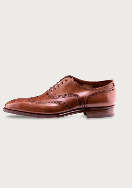 Santoni Shoes Marcello Goodyear Welted Wing Tip Oxfords