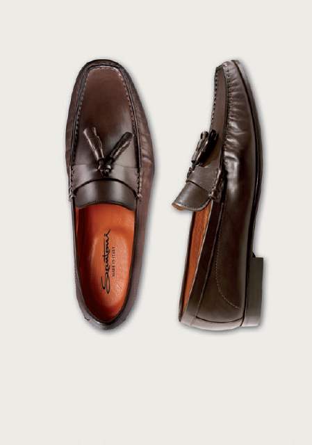 Santoni Shoes Montana Tassel Loafers