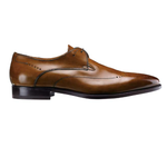 Santoni Shoes Newman 5 Medallion Toe Wing Tip Shoes