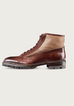 Santoni Shoes Ordell Baby Calfskin Hiking Boot