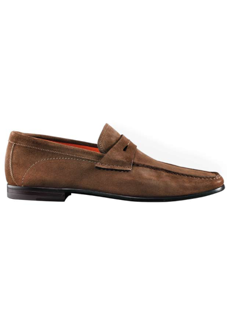 Santoni Shoes Penn-S Suede Loafers