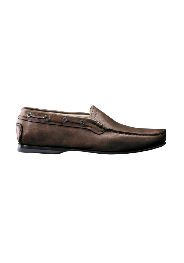 Santoni Shoes Pippin Calfskin Venetian Loafers