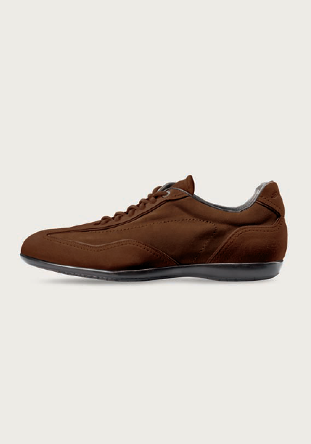 Santoni Shoes Striper 3 Suede Sneakers