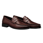 Calzoleria Toscana Santor Penny Loafers Burgundy