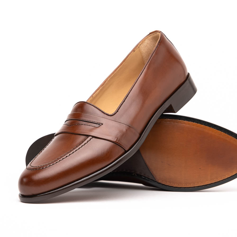 Zelli Savannah Italian Calf Penny Chili (15-203-CHL)