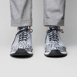 Marco Di Milano Scanno Ostrich Quill Sneakers Antique Newspaper