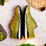 Marco Di Milano Scanno Ostrich Quill Sneakers Antique Green