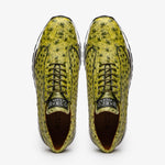 Marco Di Milano Scanno Ostrich Quill Sneakers Antique Green