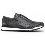 Marco Di Milano Scanno Ostrich Quill Sneakers Antique Grey