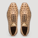 Marco Di Milano Scanno Ostrich Quill Sneakers Antique Orix