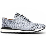 Marco Di Milano Scanno Ostrich Quill Sneakers Antique Newspaper