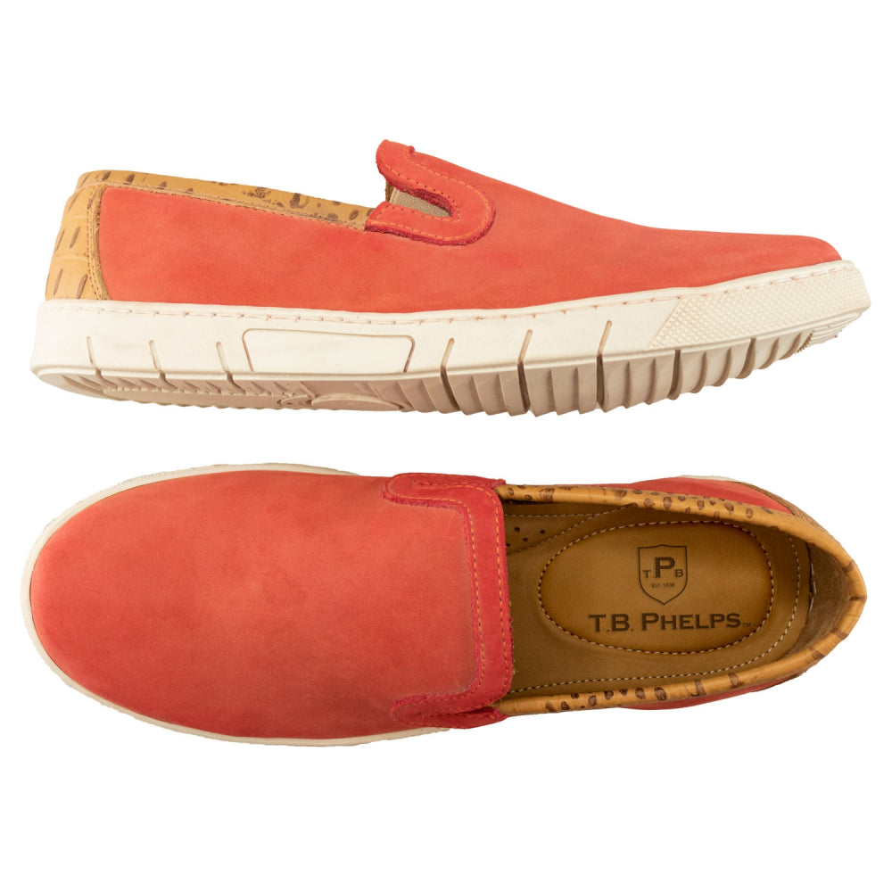 TB Phelps Scottsdale Slip On Shoes Faded Red
