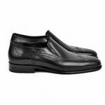 Corrente C0435-6401 Wing Tip Loafer Black