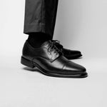 Neil M Senator Cap Toe Shoes Black