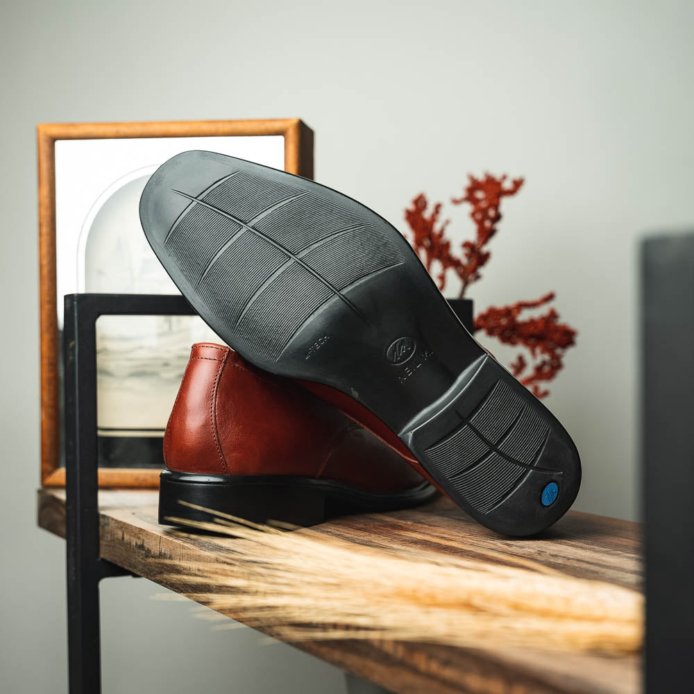 Neil M Senator Cap Toe Shoes Saddle Tan