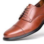 Neil M Senator Cap Toe Shoes Saddle Tan