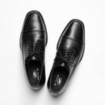 Neil M Senator Cap Toe Shoes Black