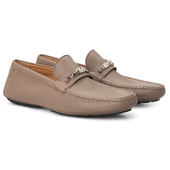 Moreschi Leather Driver Brown