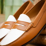TB Phelps Loafers Walnut / White