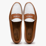 TB Phelps Loafers Walnut / White