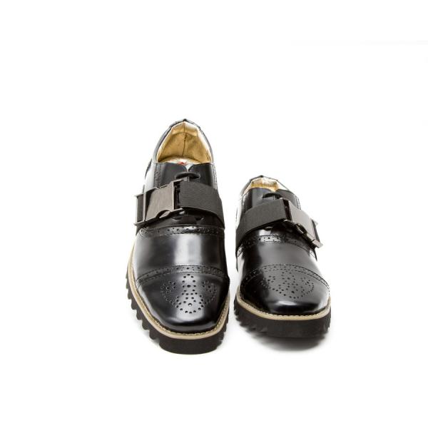 Shane &amp; Shawn Moe Down Cap Toe Shoes Black