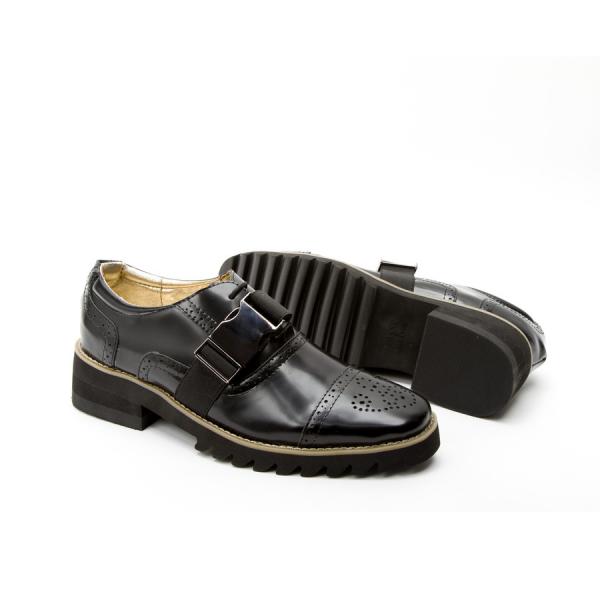Shane & Shawn Moe Down Cap Toe Shoes Black