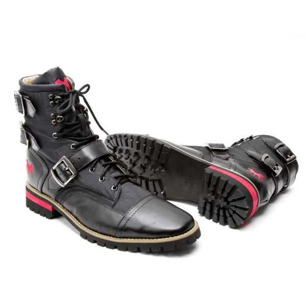 Shane & Shawn Pitt Military Boots Black