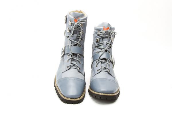 Shane &amp; Shawn Pitt Military Boots Grey
