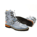 Shane & Shawn Pitt Military Boots Grey