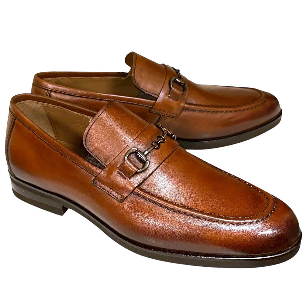 Corrente P0012 Siena Buckle Loafer Tan