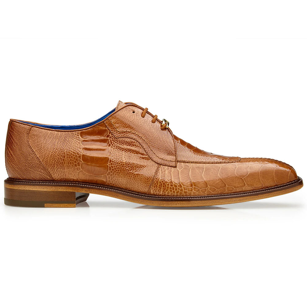 Belvedere Siena Ostrich Lace Up Shoes Burned Amber (1463)