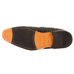 Vinci Leather The Orion Snakeskin Double Monk Strap Boot Black