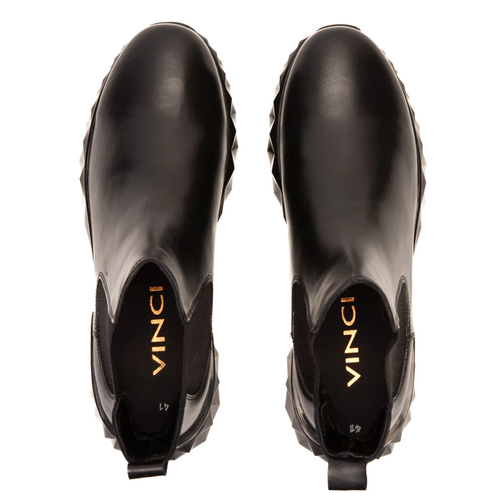 Vinci Leather The Apex Leather Chelsea Boot Black